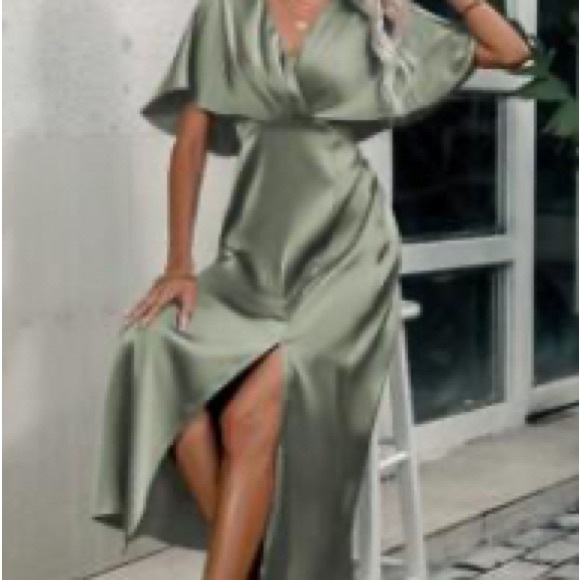 New dress size Large Army Green - Picture 1 of 2